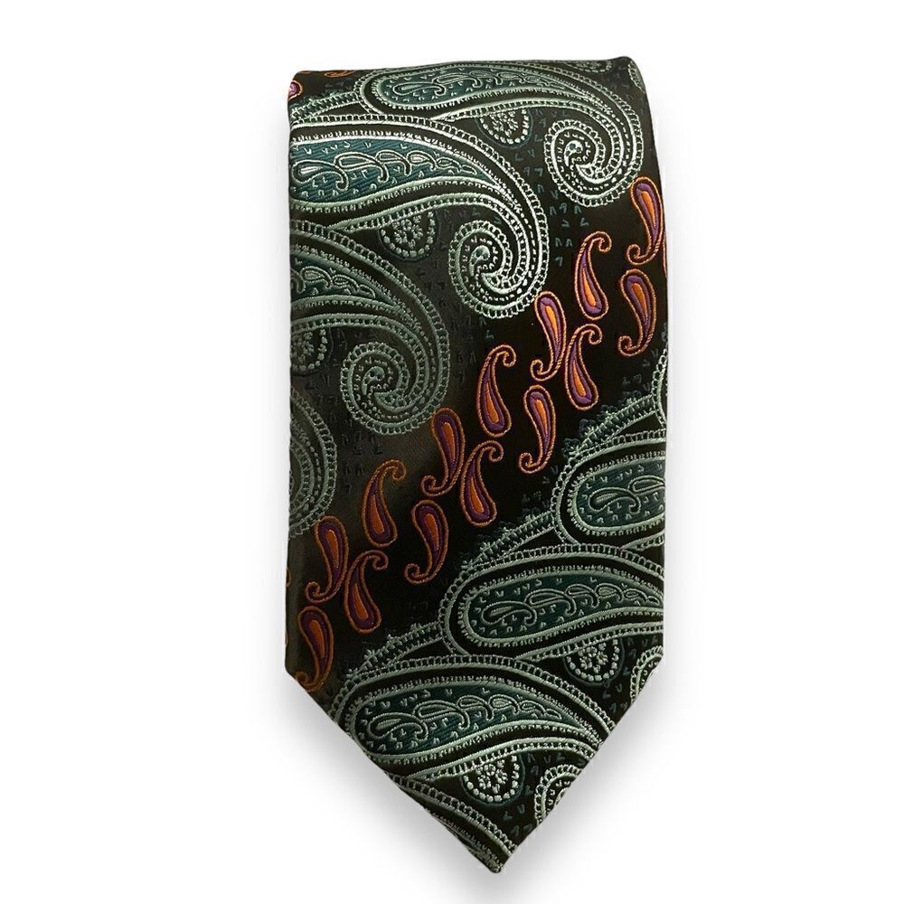 Bruno Conte Big & Tall Paisley Tie